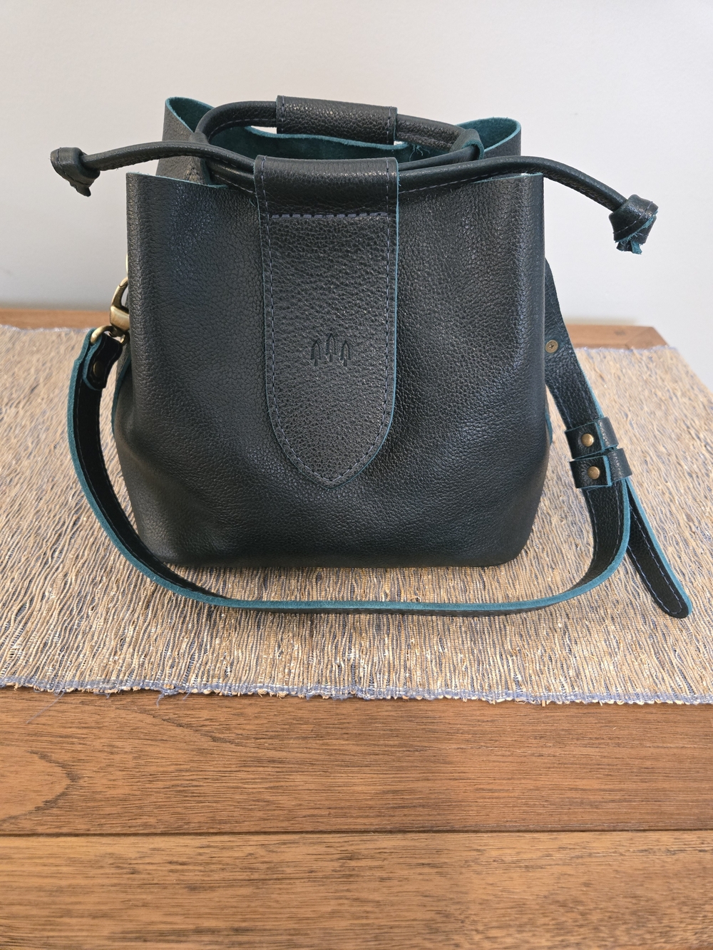 *NWOT* Portland Leather FIREFLY BUCKET Bag, BOREAL